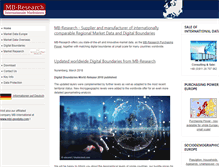Tablet Screenshot of english.mb-research.de